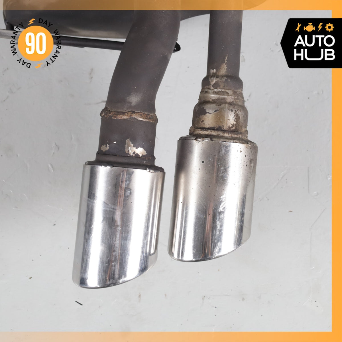 Maserati Quattroporte M139 Exhaust Muffler Dual Tips Right Passenger Side 75k - photo 2