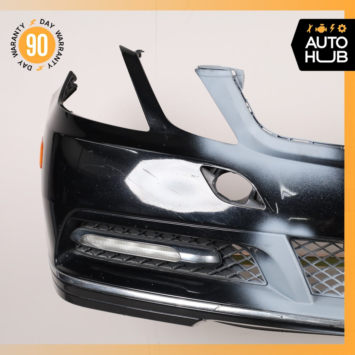 10-13 Mercedes W207 E350 E550 Base Front Bumper Cover Assembly Black OEM - photo 4