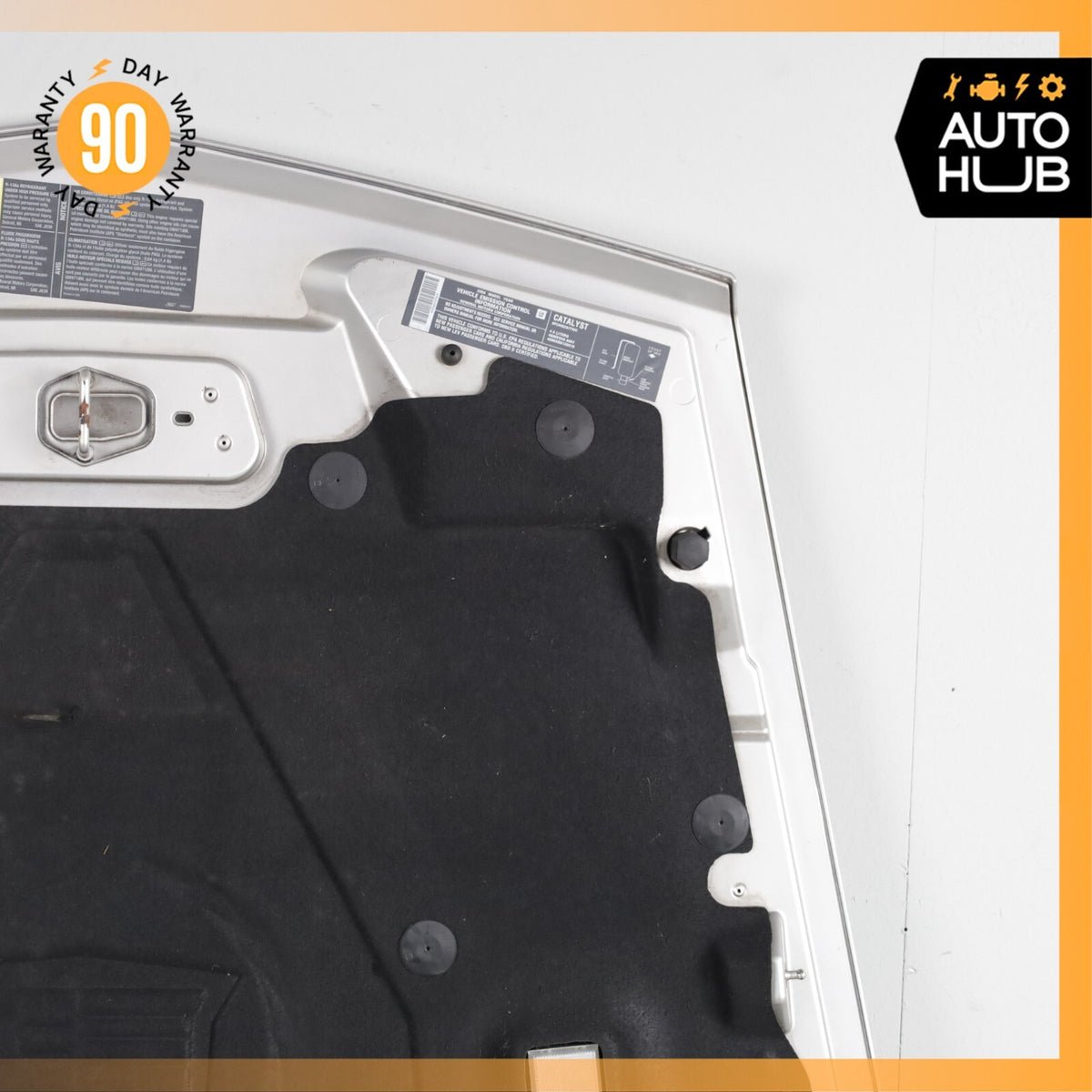 04-08 Cadillac XLR Hood Cover Panel Assembly Silver OEM 50k - photo 14