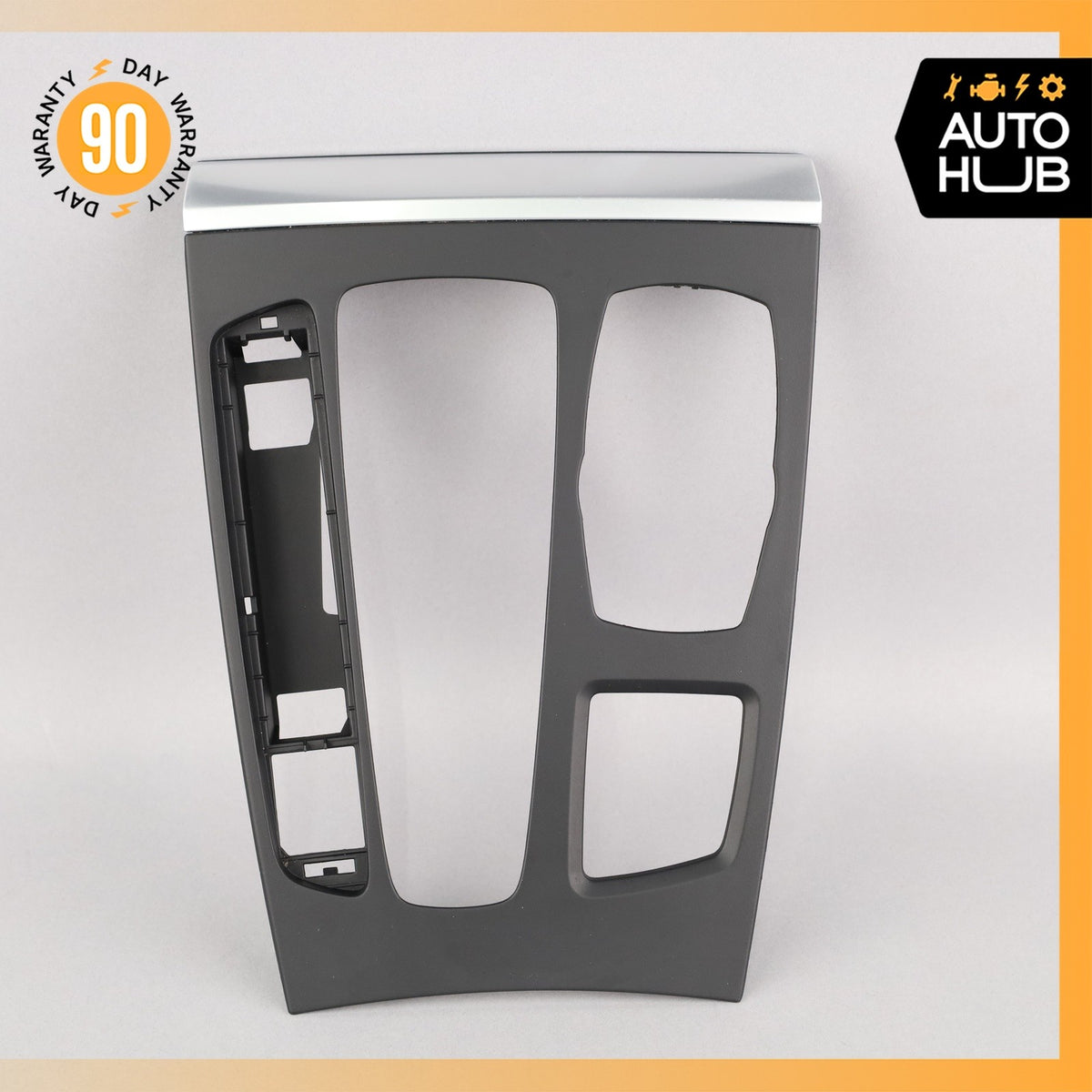 14-17 BMW F15 X5 Center Console Shifter Cover Panel Trim Bezel 51169252115 OEM - photo 3