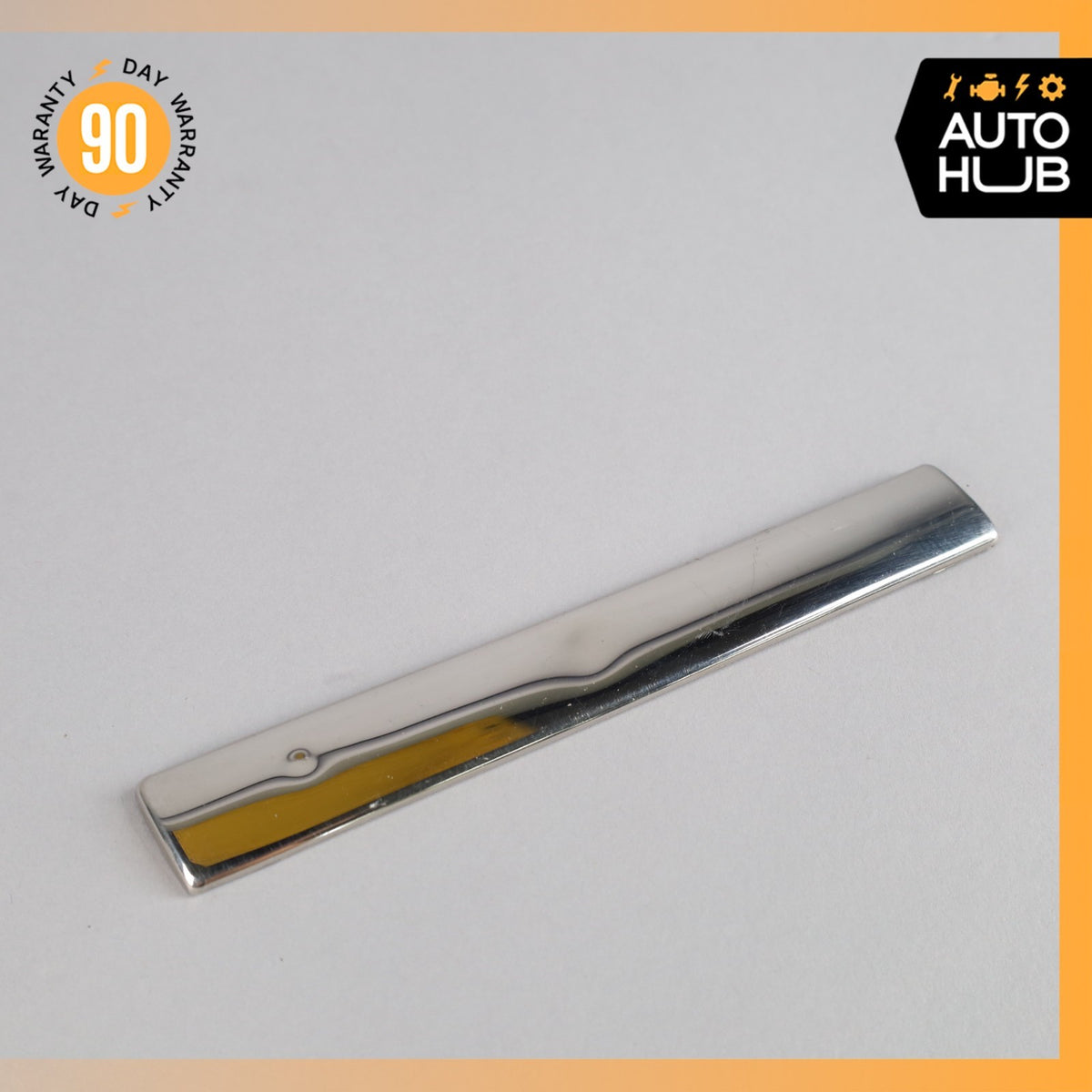 03-11 Bentley Continental GTC GT Front Left Fender Molding Trim Chrome OEM 19k - photo 2