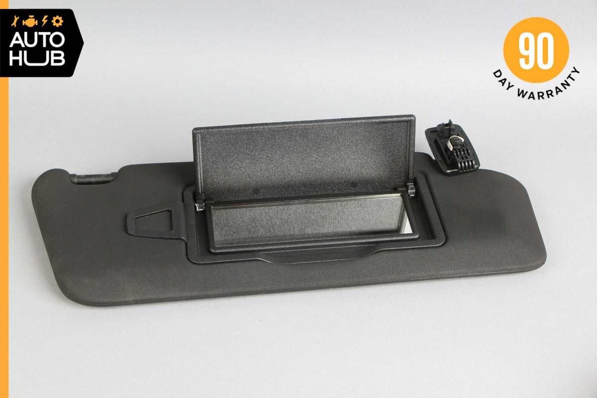 08-14 Mercedes W204 C300 C350 C250 Right Side Sunvisor Sun Visor Black OEM - photo 2