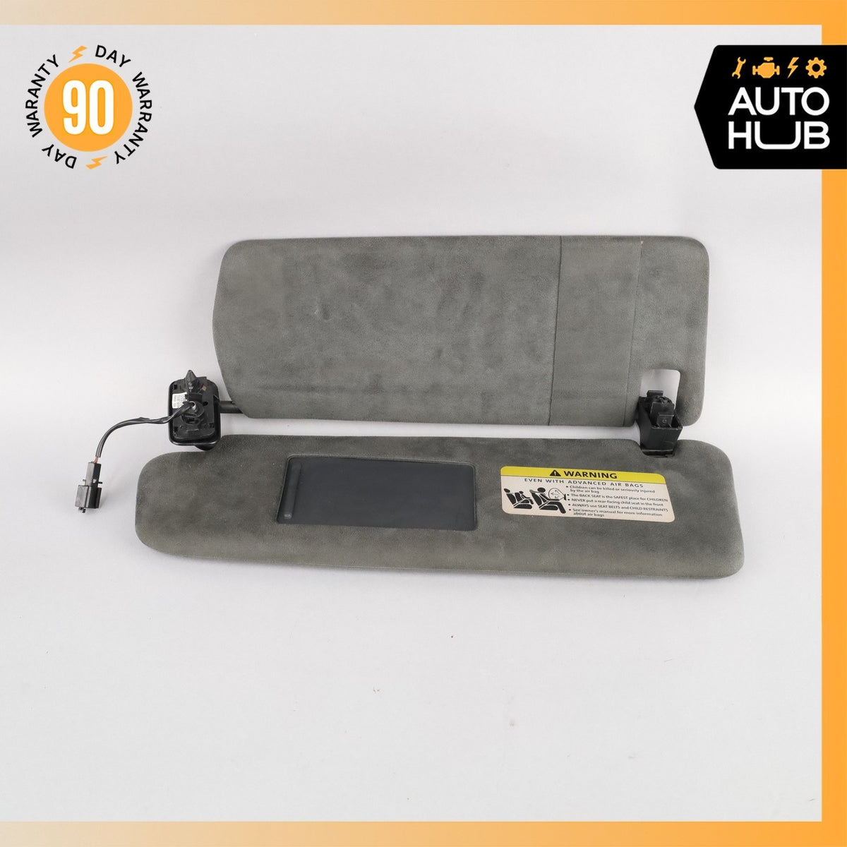 Porsche Cayenne 955 Sun Visor Sunvisor Left Driver Side Suede 7L5857551DH OEM - photo 7