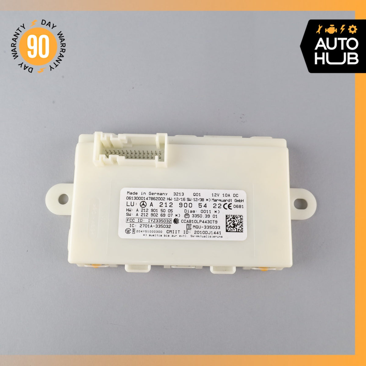 13-20 Mercedes W212 E350 CLS400 SL550 E550 Keyless Go Entry Control Module OEM - photo 6