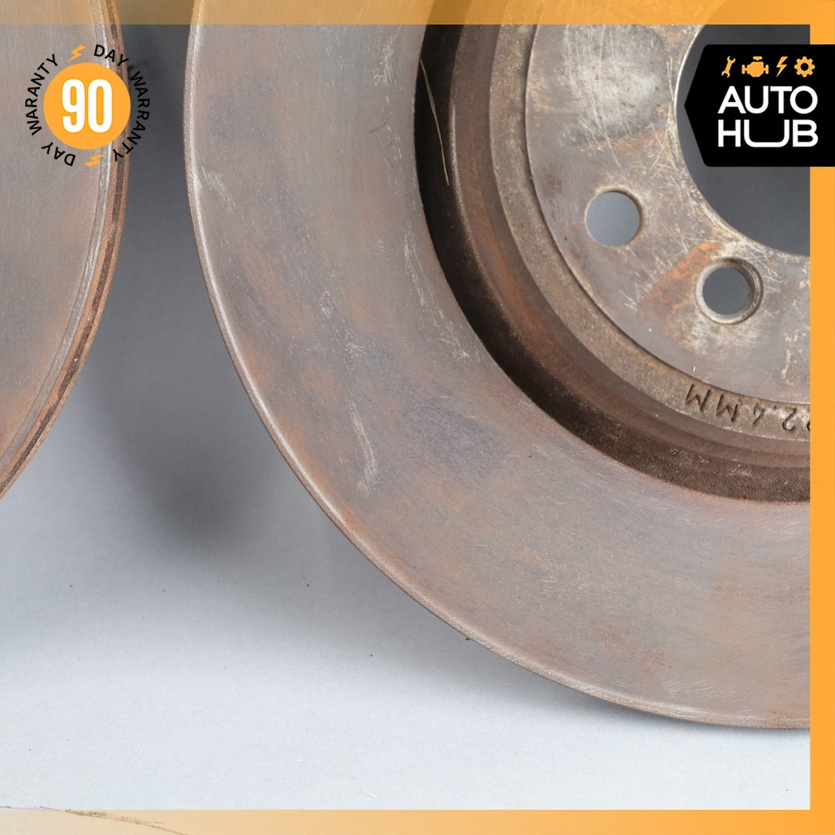 00-10 Bentley Arnage / RR Seraph Rear Brake Rotor Rotors Set PC56961PB OEM 42k - photo 12
