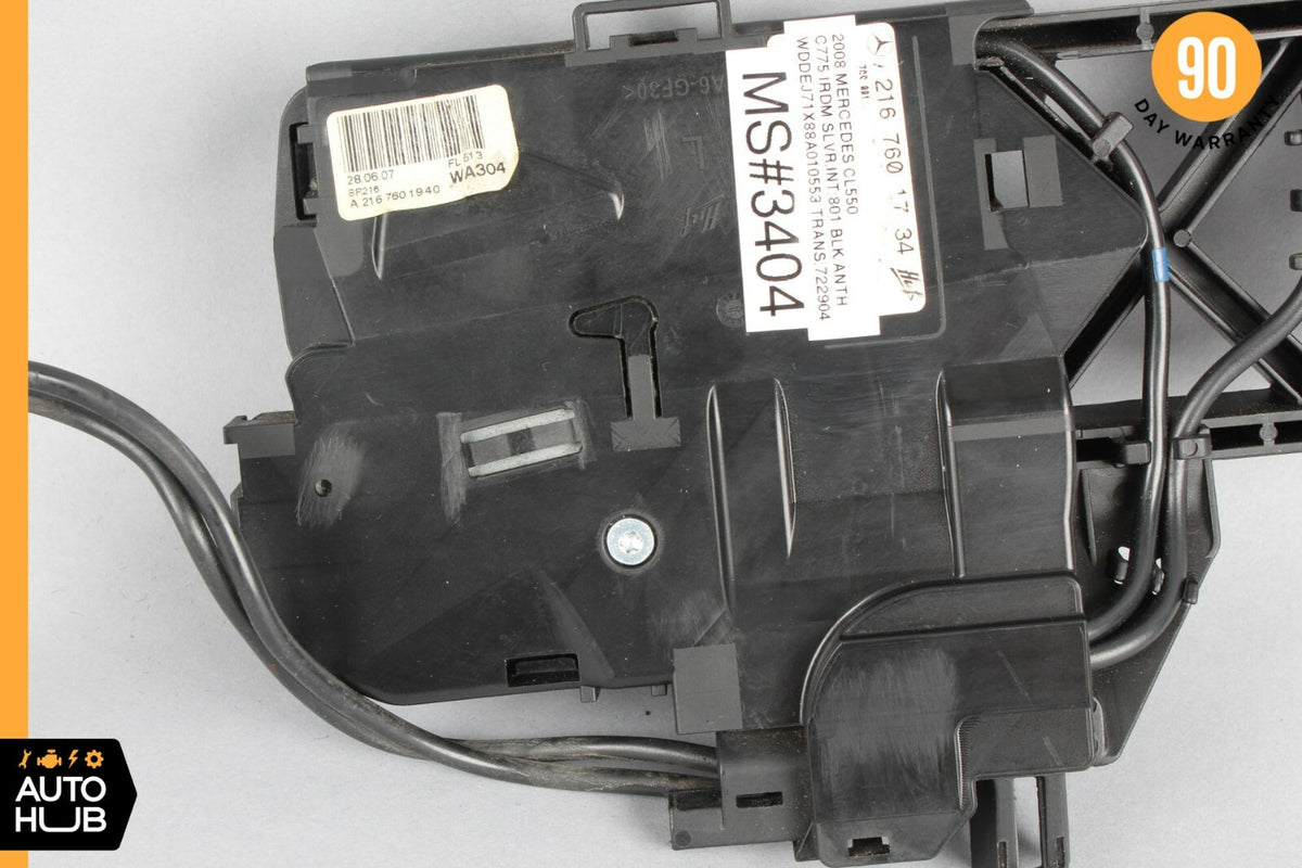 07-13 Mercedes W216 CL550 CL63 AMG Left Driver Door Handle Keyless Go Frame OEM - photo 8