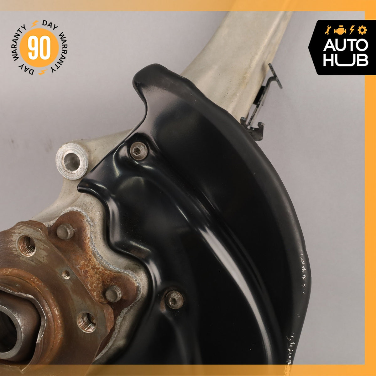 17-25 Audi 4M Q7 Q8 e-Tron Quattro Front Right Spindle Knuckle w/ Shield OEM - photo 4