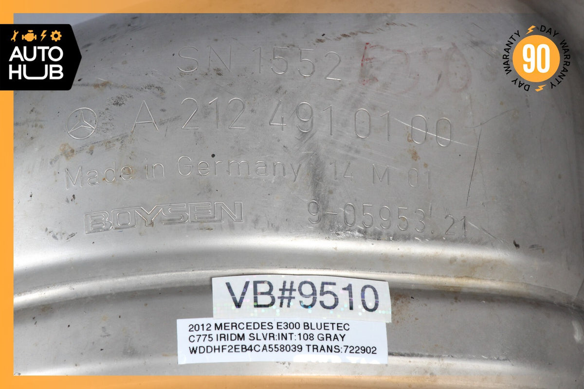Mercedes W212 E350 Diesel Left & Right Side Exhaust Muffler Mufflers OEM 63k - photo 11