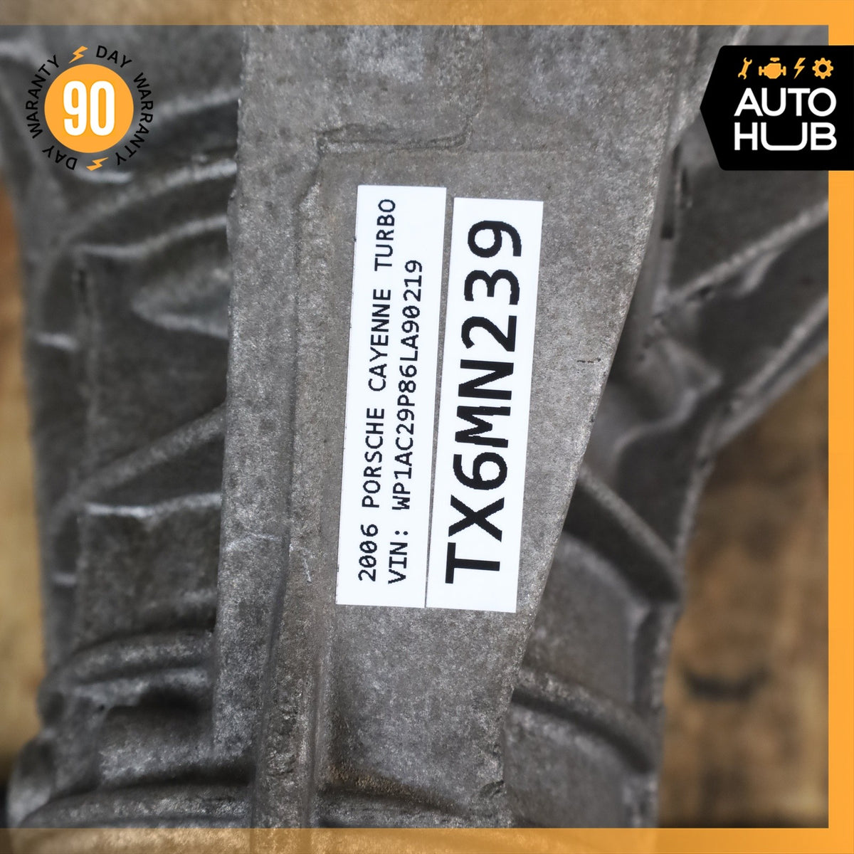 03-06 Porsche Cayenne 955 Turbo 4.5L V8 Rear Differential Diff Axle Carrier OEM - photo 13
