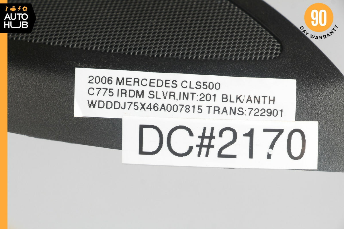 06-11 Mercedes W219 CLS500 CLS350 Door Tweeter Speaker Front Right Black OEM - photo 11