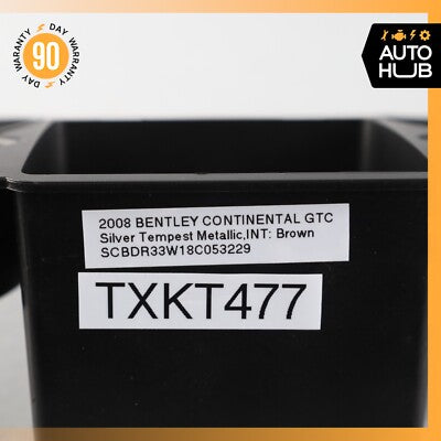 03-13 Bentley Continental GTC Instrument Cluster Speedometer Bezel Trim OEM 46k - photo 10