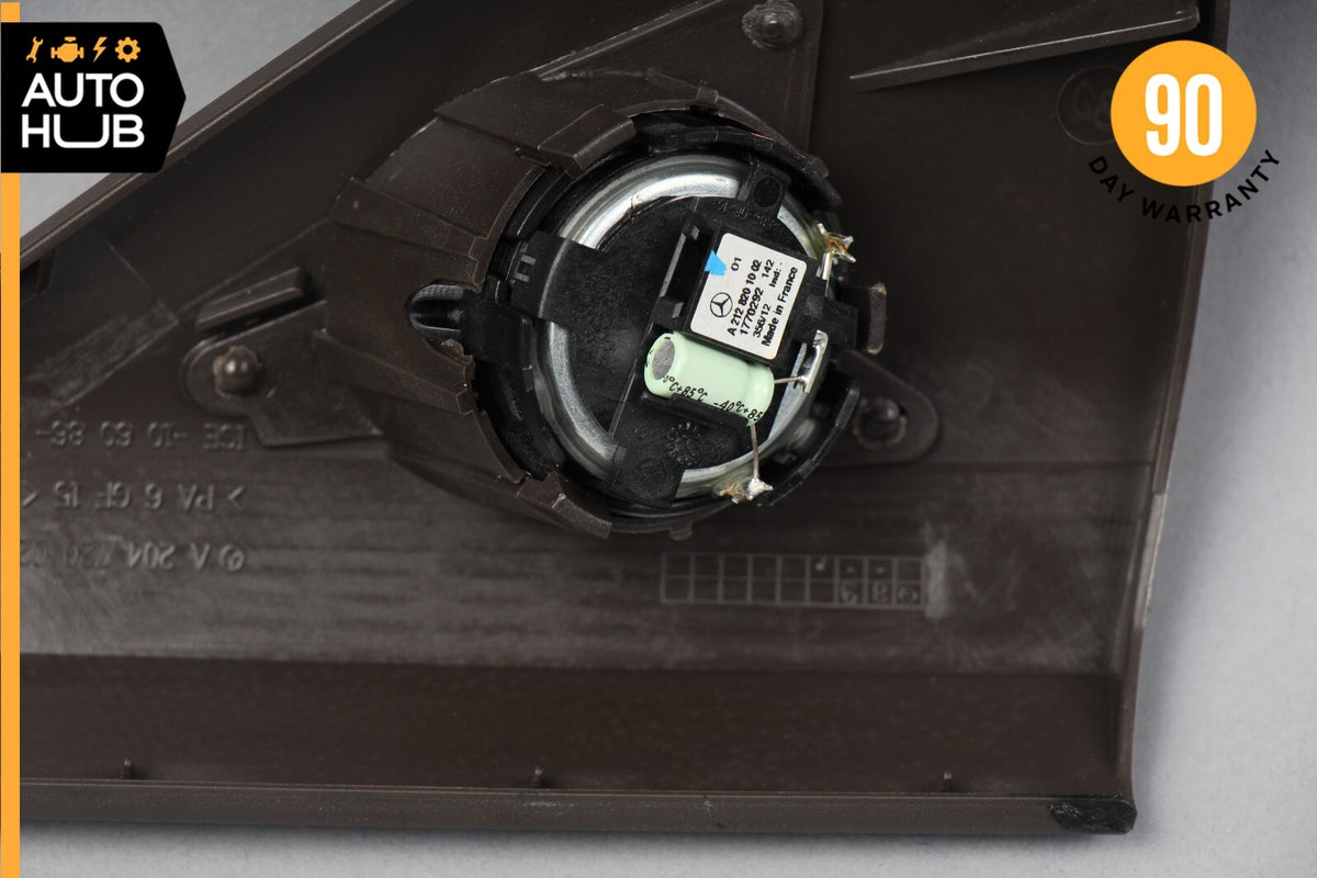Mercedes W204 C250 C350 Front Right Door Panel Tweeter Speaker Cover Brown OEM - photo 9