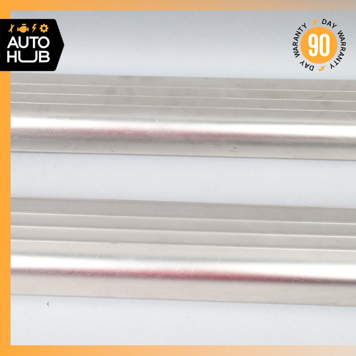 06-13 Bentley Continental Flying Spur Front Left & Right Door Step Sill Set OEM - photo 4