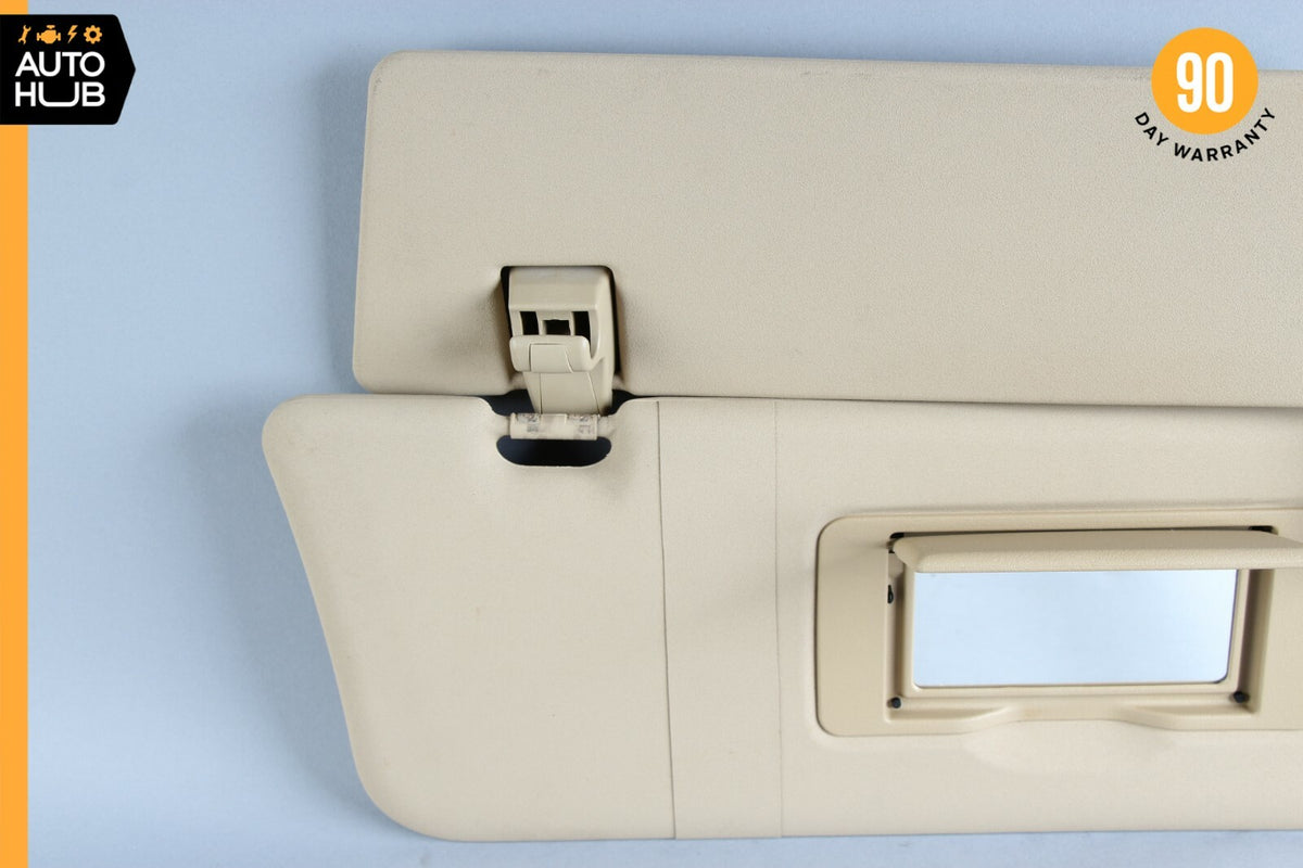 06-12 Mercedes X164 GL450 ML350 ML450 Sun Visor Sunvisor Right Side Beige OEM - photo 10