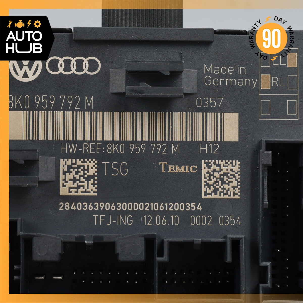 09-12 Audi 8R Q5 Front Right Passenger Side Door Control Module OEM - photo 8