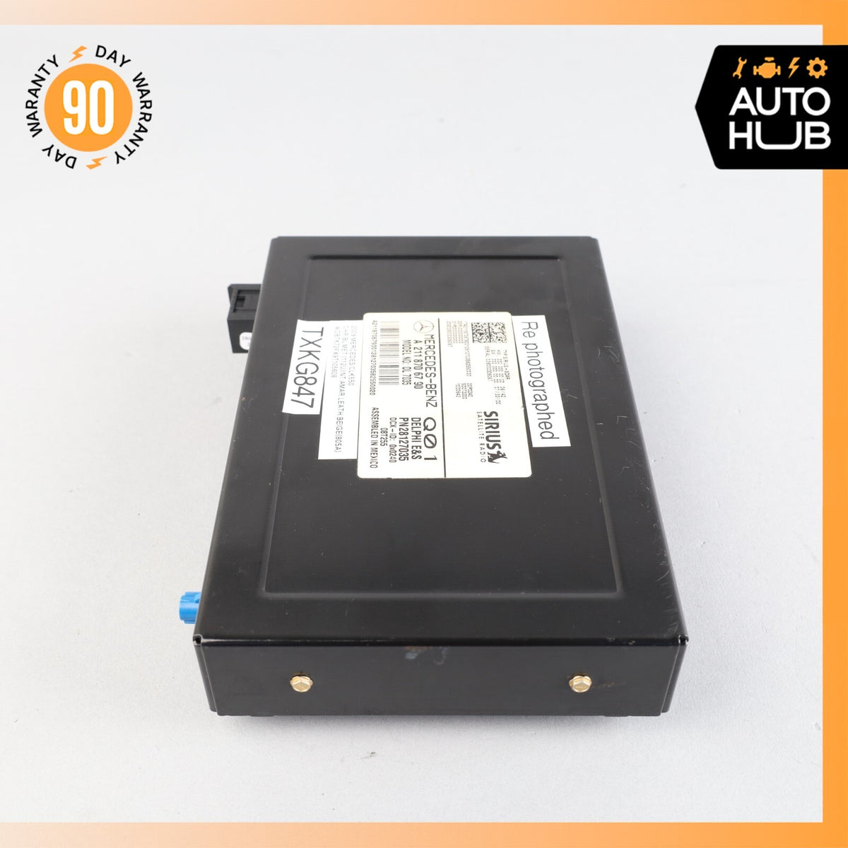 03-09 Mercedes W209 CLK550 SL500 Sirius Satellite Radio Receiver 2118706790 OEM - photo 2