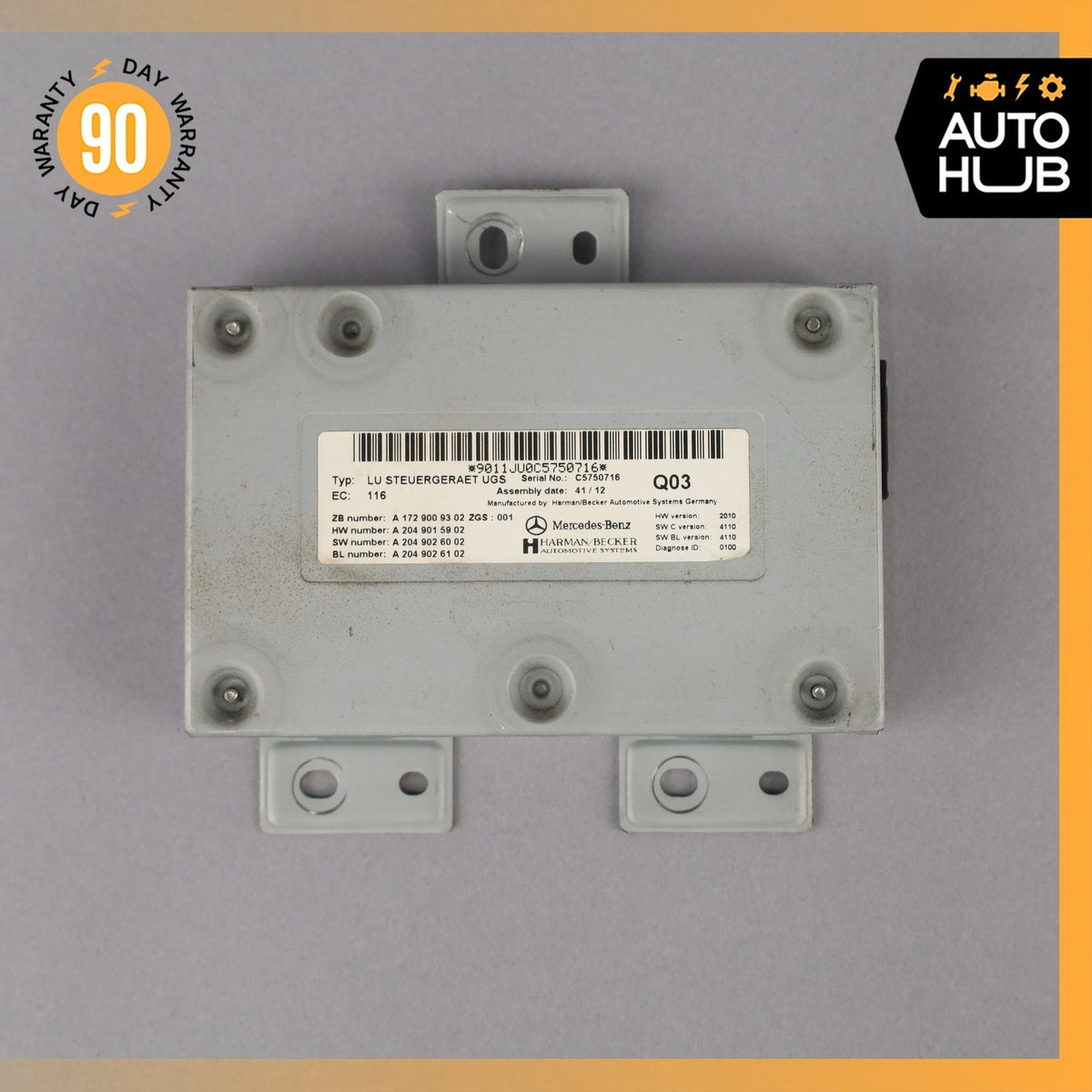 Mercedes W221 S550 S63 CL550 SLK350 Communication Interface Module OEM - photo 8