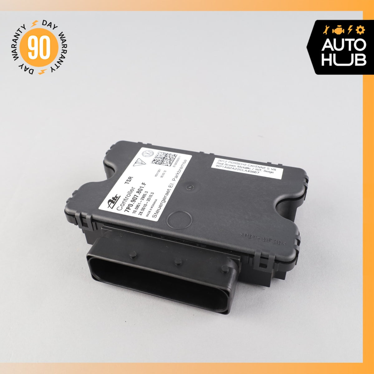 11-18 Porsche Cayenne 958 Electronic Parking Brake Control Module 7P0907801F OEM - photo 1