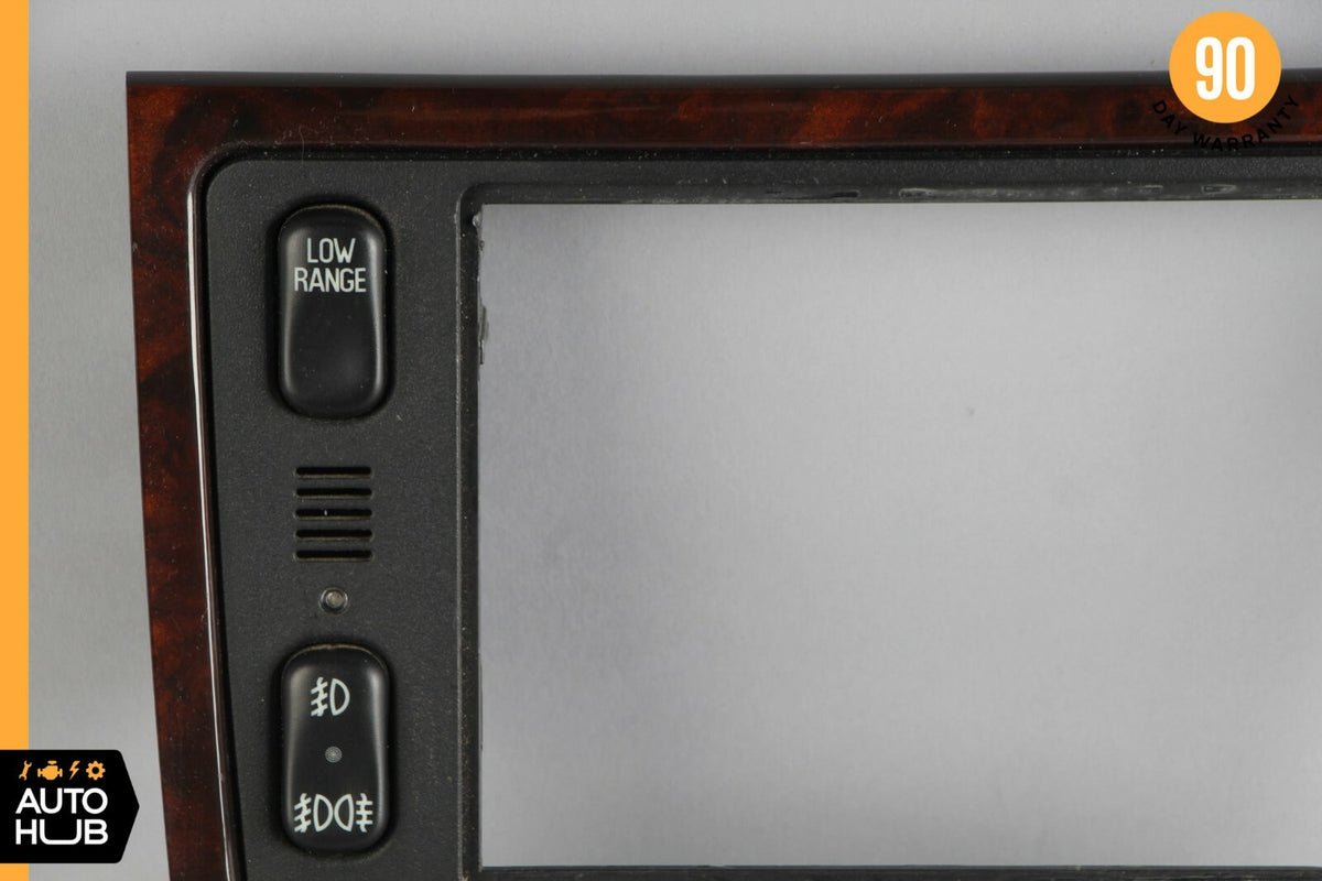 02-05 Mercedes W163 ML320 ML350 ML500 Center Console Trim Bezel Wood OEM - photo 2