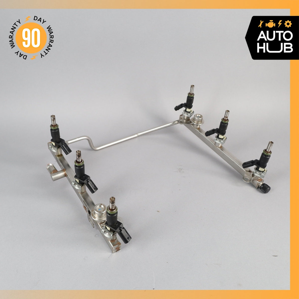 Mercedes W212 E350 R350 CLK350 S400 Fuel Injector Rail w/ Fuel Injectors OEM - photo 2