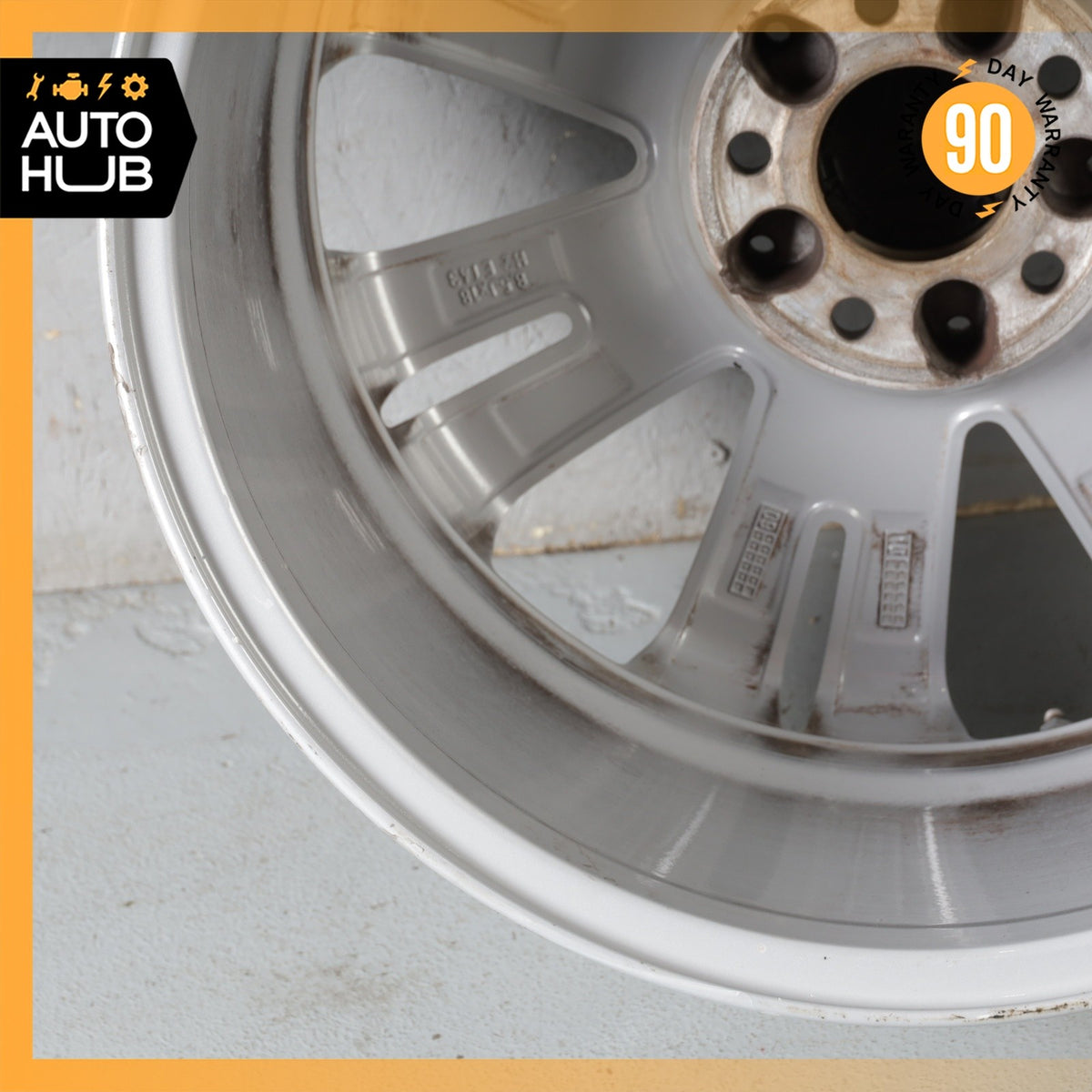 Mercedes W221 S400 S550 CL550 8.5 x 18 18" Wheel Rim Silver 2214017402 OEM - photo 19