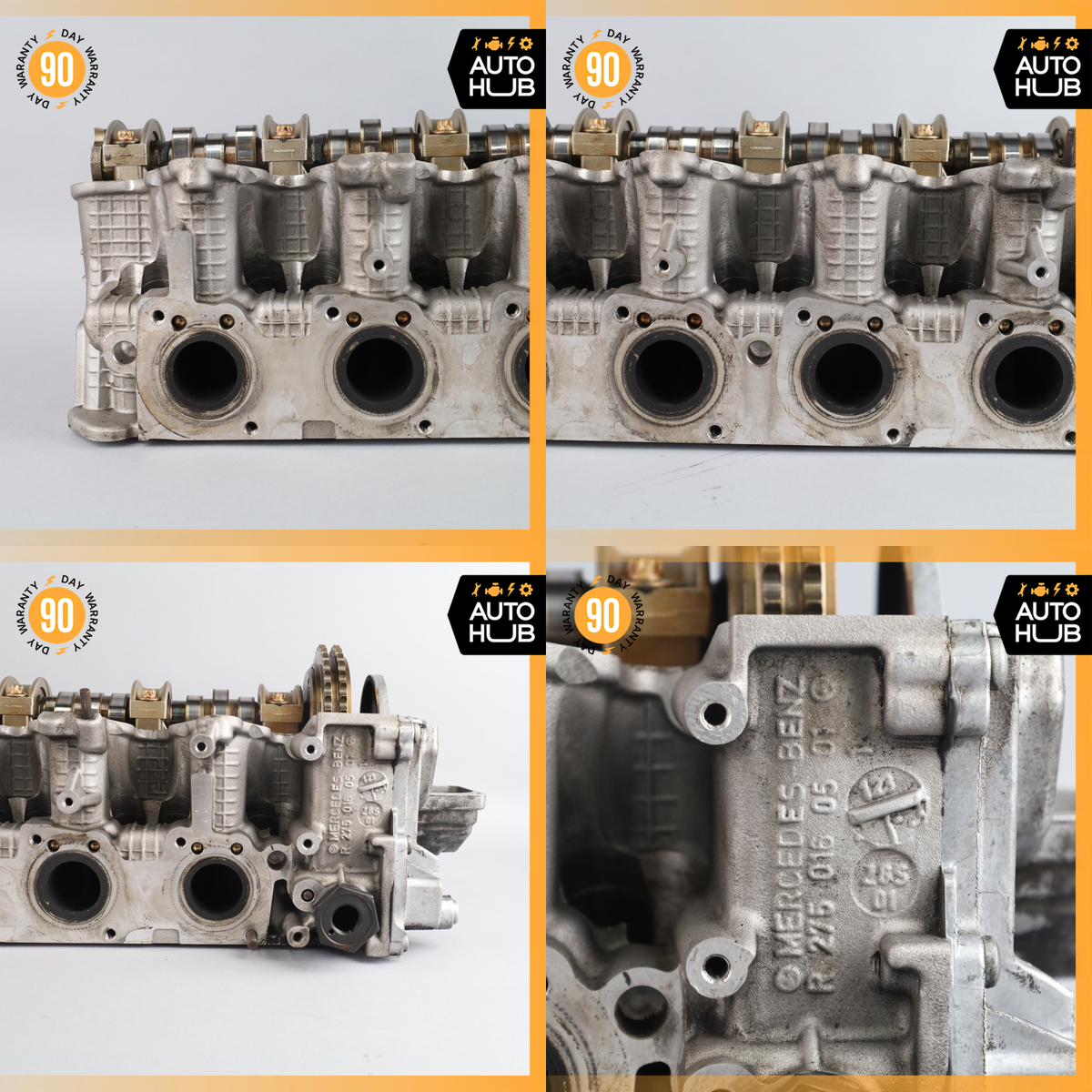 03-14 Mercedes W221 S600 CL600 Engine Motor Right Cylinder Head 2750160501 OEM - photo 20