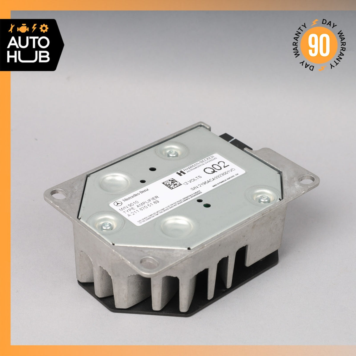 08-18 Mercedes W164 ML350 E350 R350 Subwoofer Amp Amplifier Harman Becker OEM - photo 5