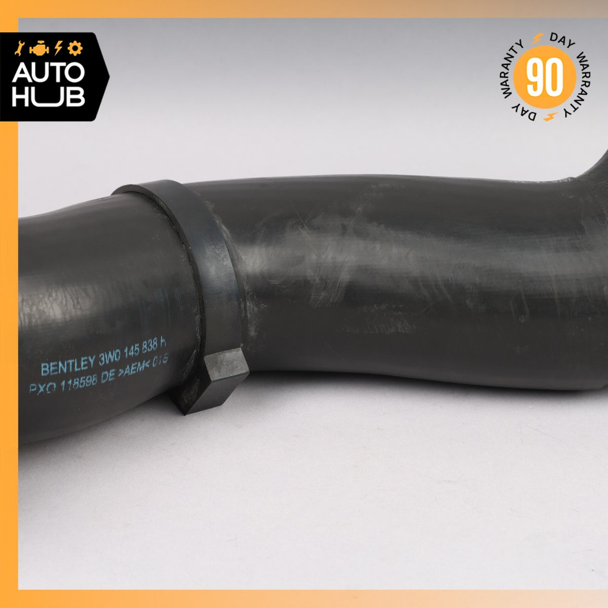 03-12 Bentley Continental GTC 6.0L W12 Left Side Intercooler Hose Pipe OEM 59k - photo 8