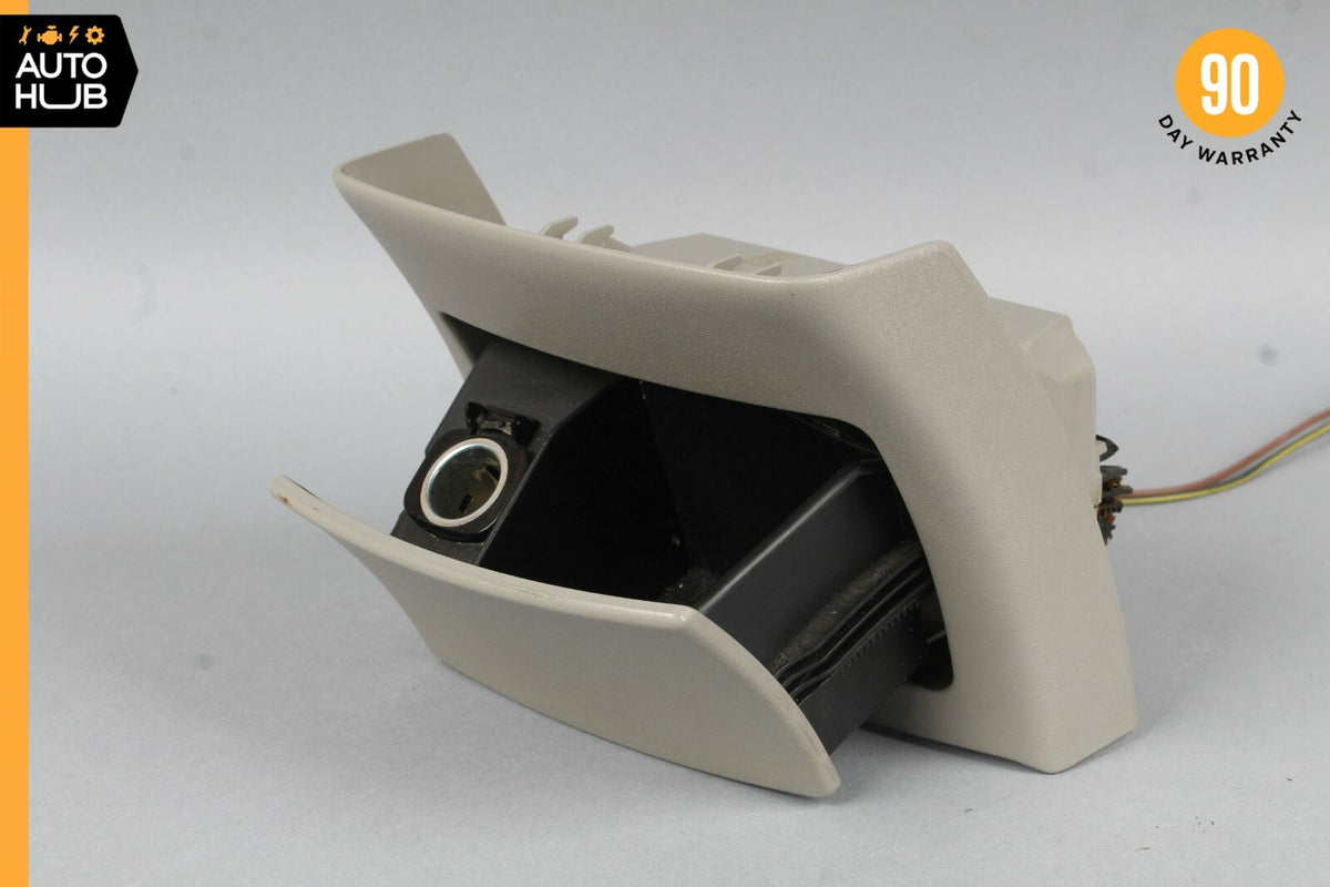 07-09 Mercedes W211 E350 E550 Rear Central Console Ash Tray Gray 2116800450 OEM - photo 2