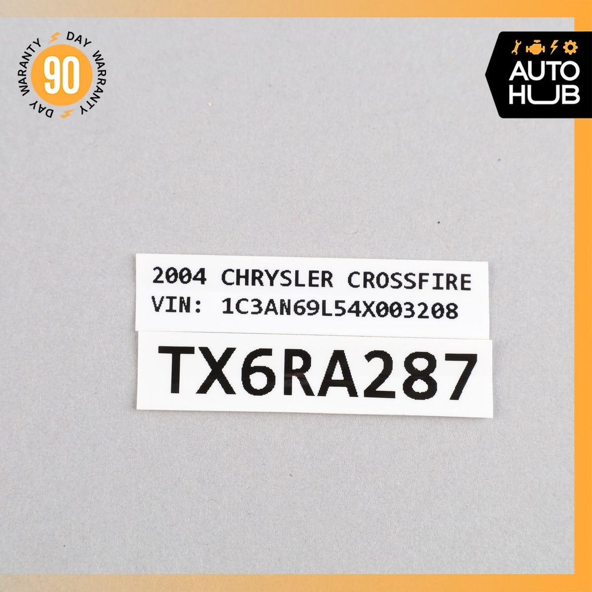 04-08 Chrysler Crossfire Safety Control Module SRS OEM - photo 10