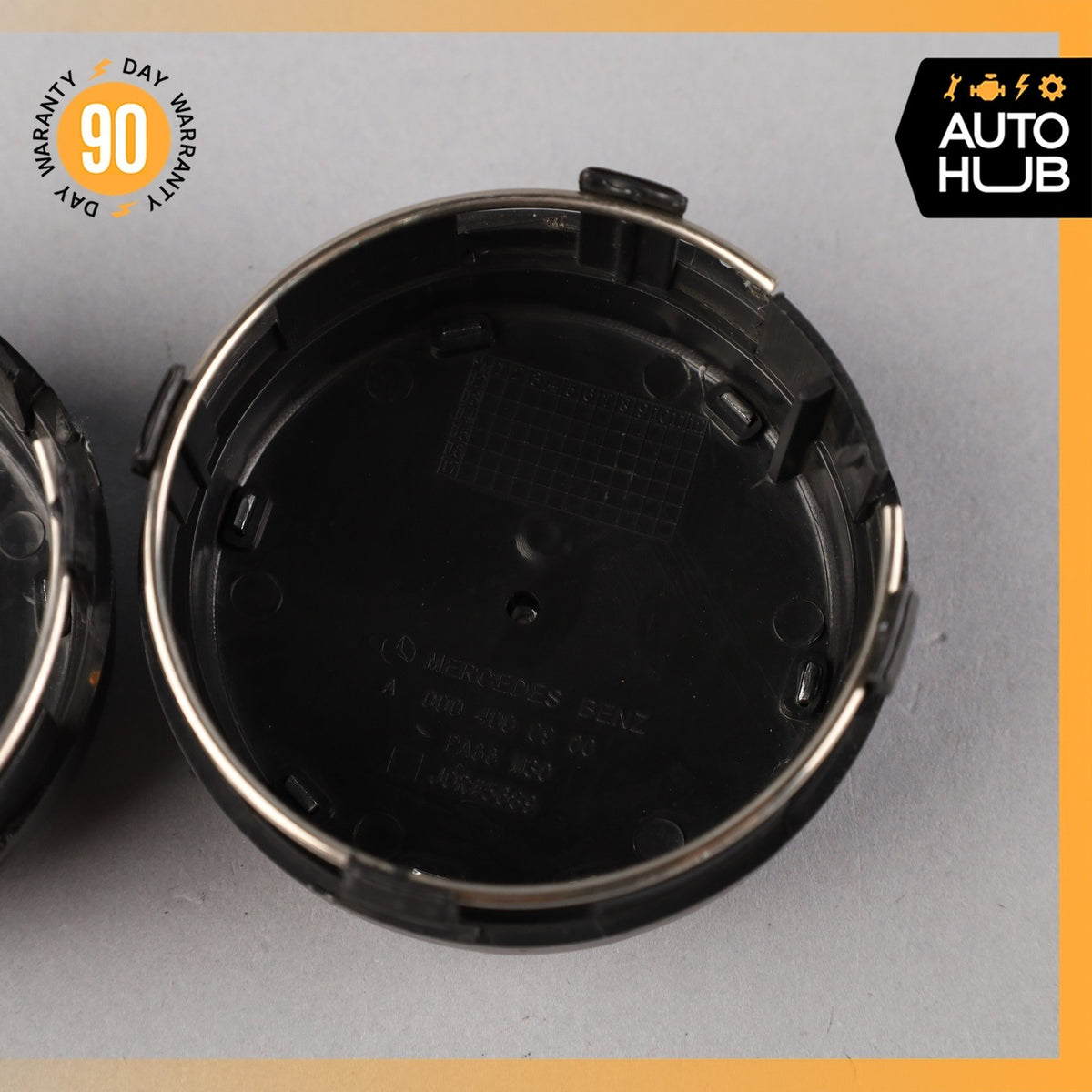 Mercedes W205 C300 Wheel Center Cap Cover Set of 2 0004000900 OEM - photo 7