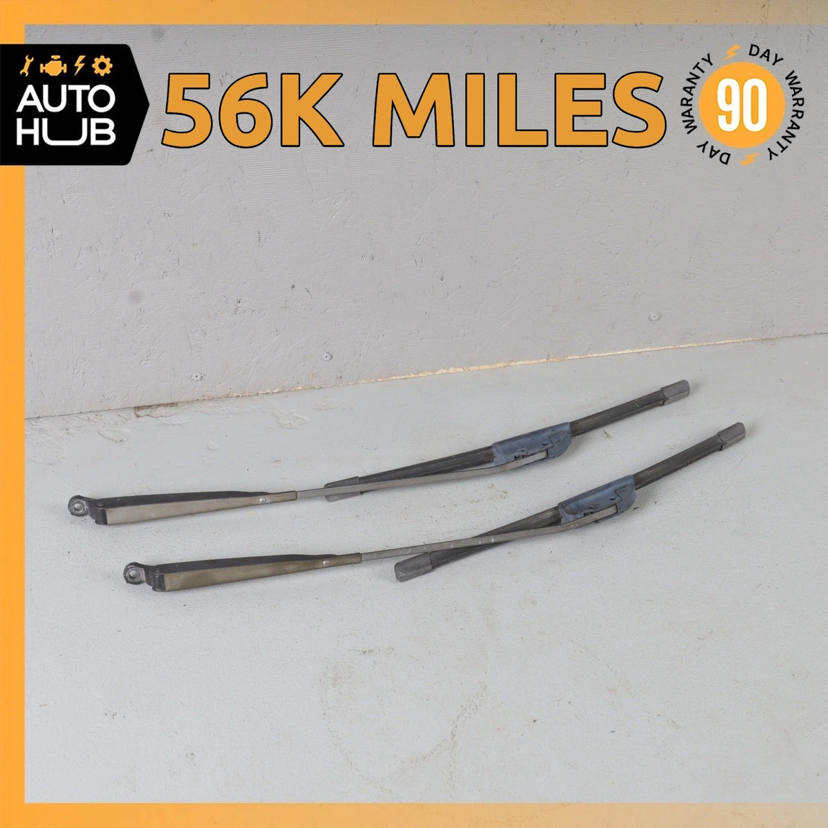 Bentley Eight Mulsanne Windshield Washer Wiper Arm Blade Set OEM 56k - photo 1