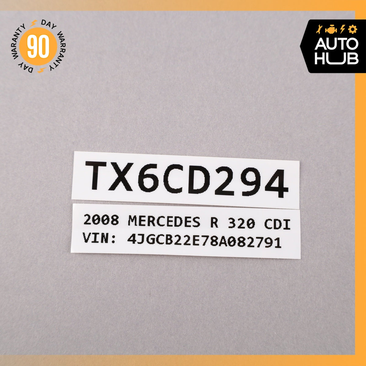 06-10 Mercedes W251 R320 R350 R500 Front Bumper Tow Hook Hitch Cover Lid OEM - photo 7