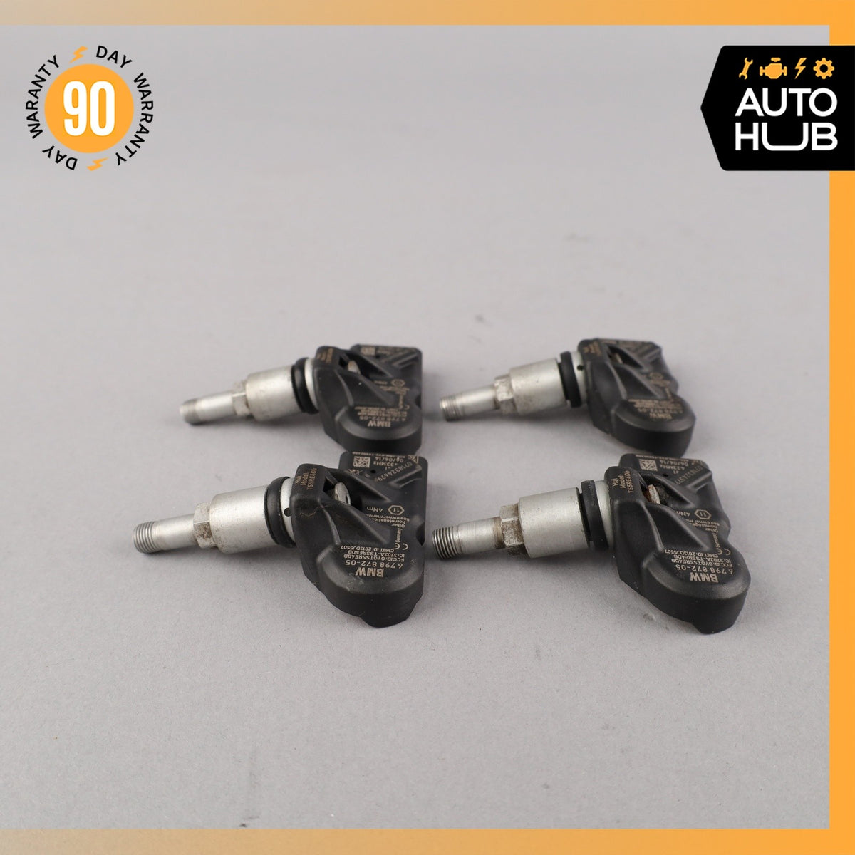 10-15 BMW E84 X1 TPMS Tire Pressure Sensor Sensors Set 433.92 MHZ OEM - photo 5