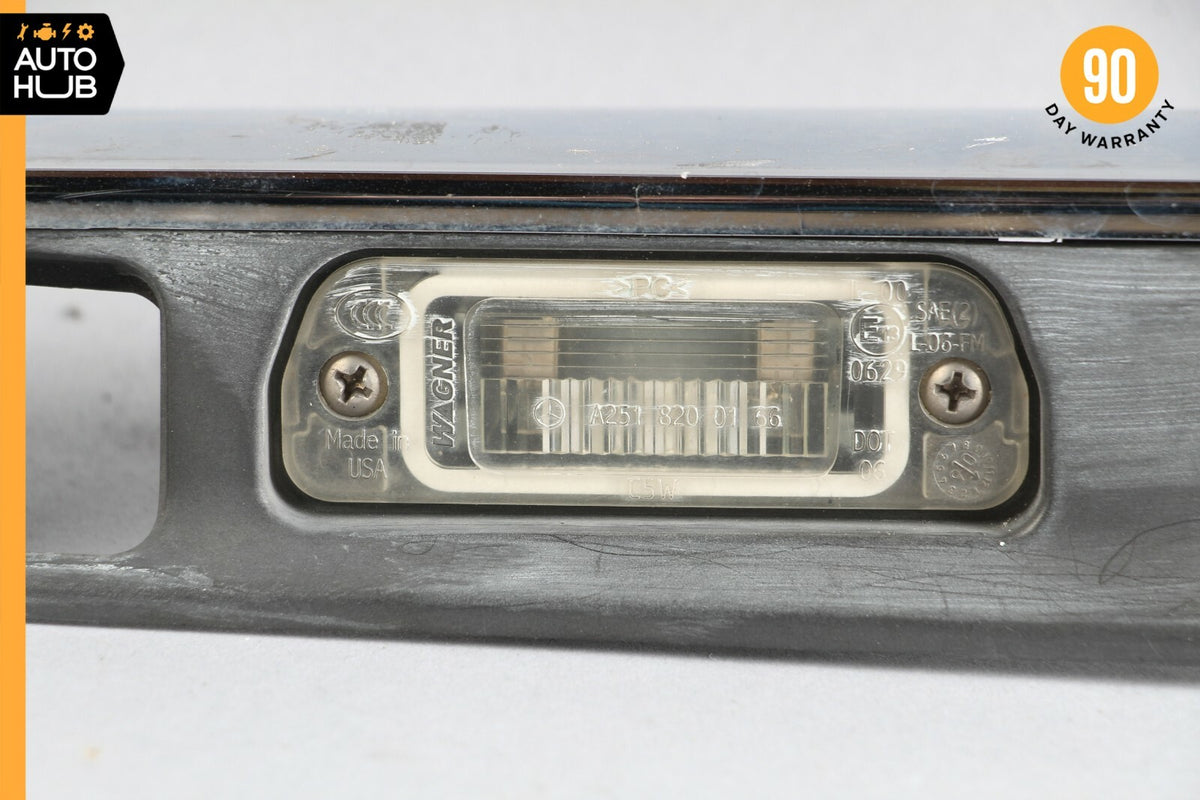 06-13 Mercedes W251 R350 R500 Rear Trunk Tailgate Handle Trim Cover Chrome OEM - photo 3