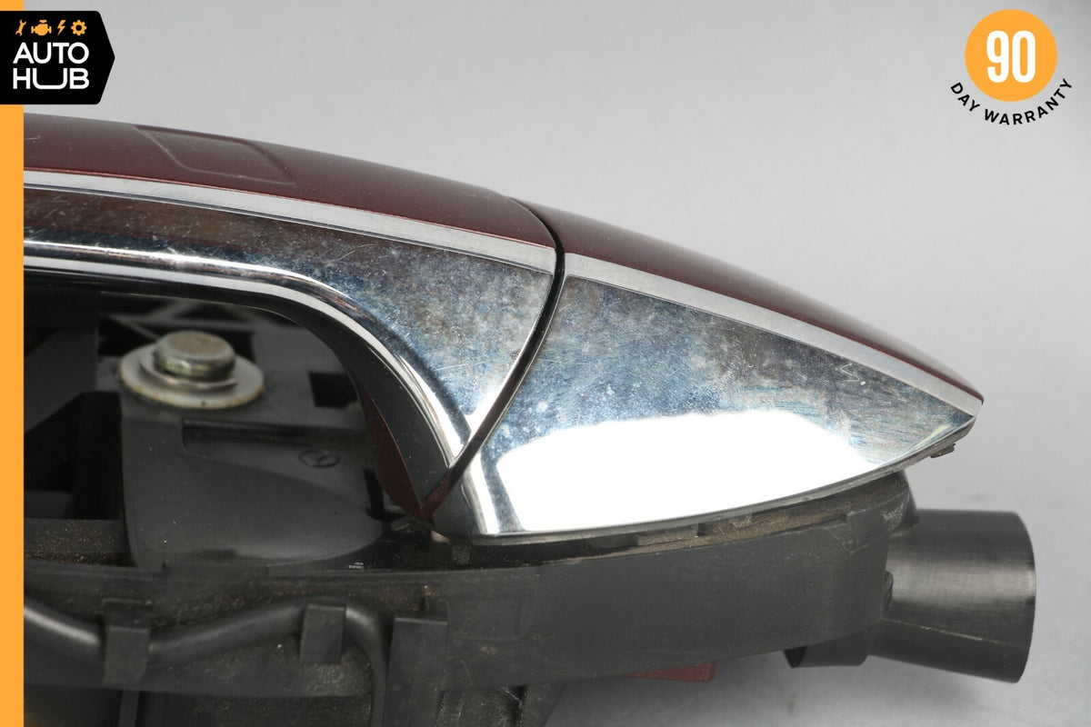 07-13 Mercedes W221 S550 S63 Rear Right Exterior Door Handle Keyless Go Red OEM - photo 7