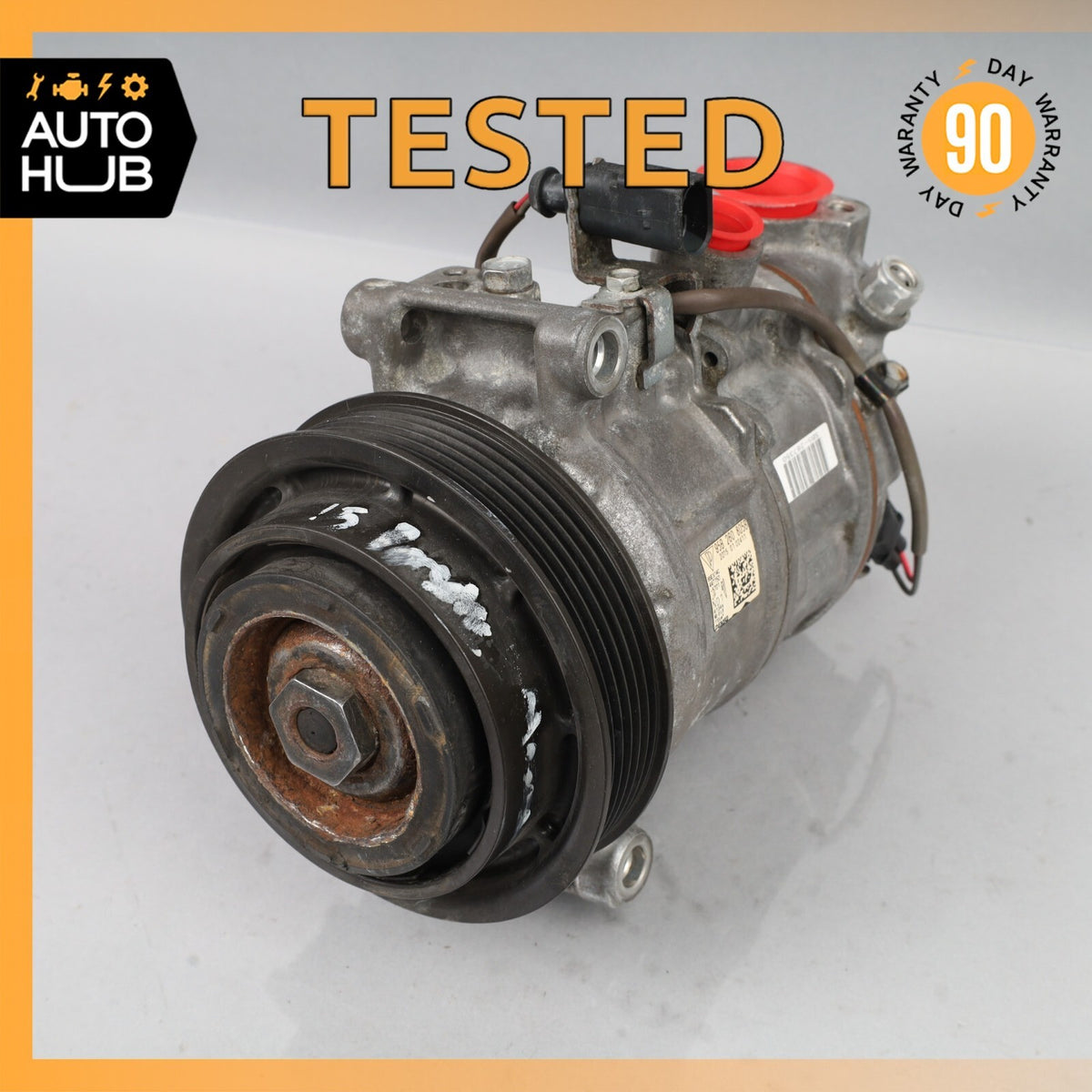 15-18 Porsche Macan S 95B A/C AC Air Conditioning Compressor Pump OEM - photo 1
