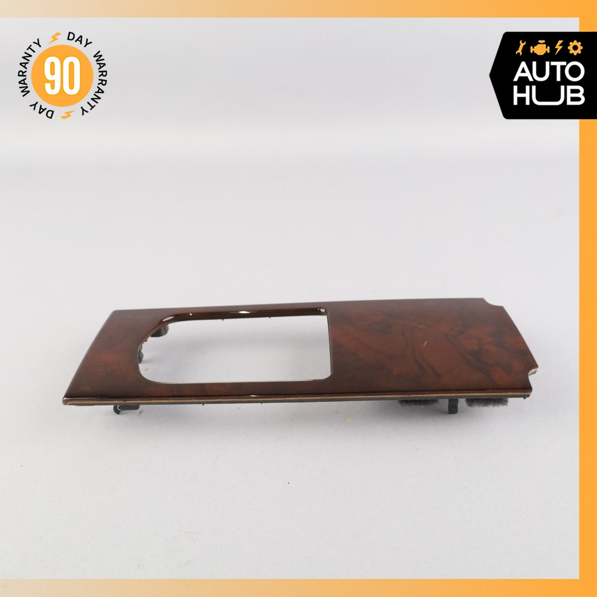 10-16 Porsche Panamera 970 Rear Console Cupholder Bezel Trim Wood OEM - photo 12