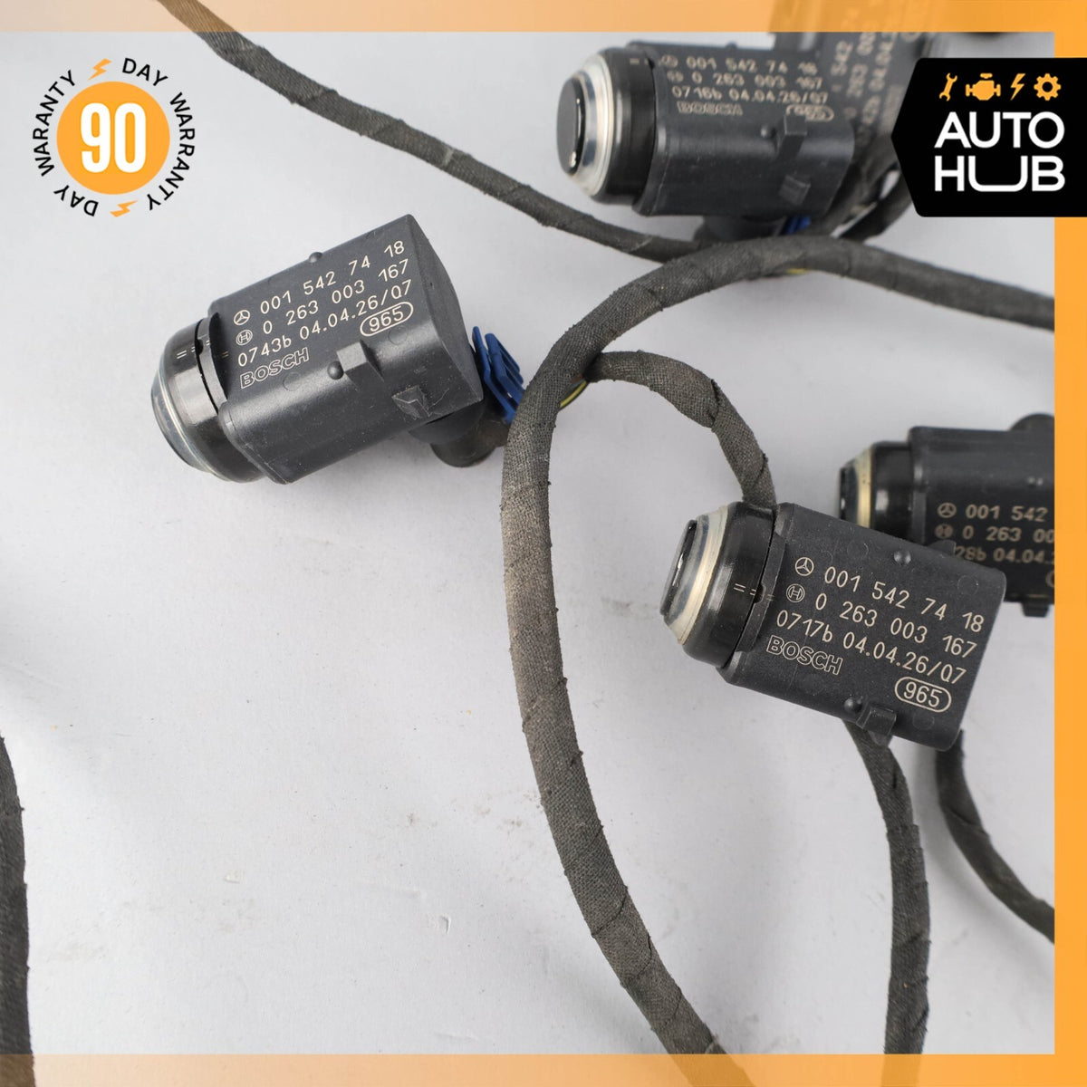 00-09 Mercedes W215 CL55 AMG S430 Front Bumper Parking Wire Harness OEM - photo 3