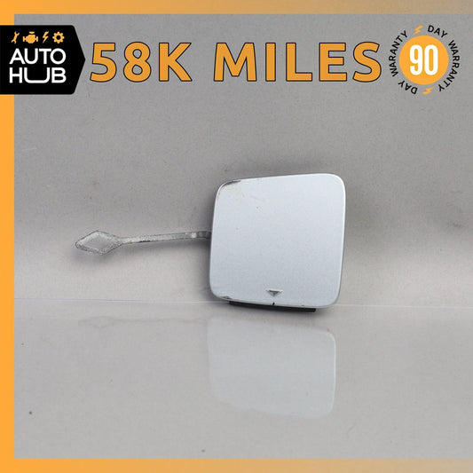 14-17 BMW i3 I01 Rear Bumper Tow Hook Eye Cover Silver OEM 58k - photo 1