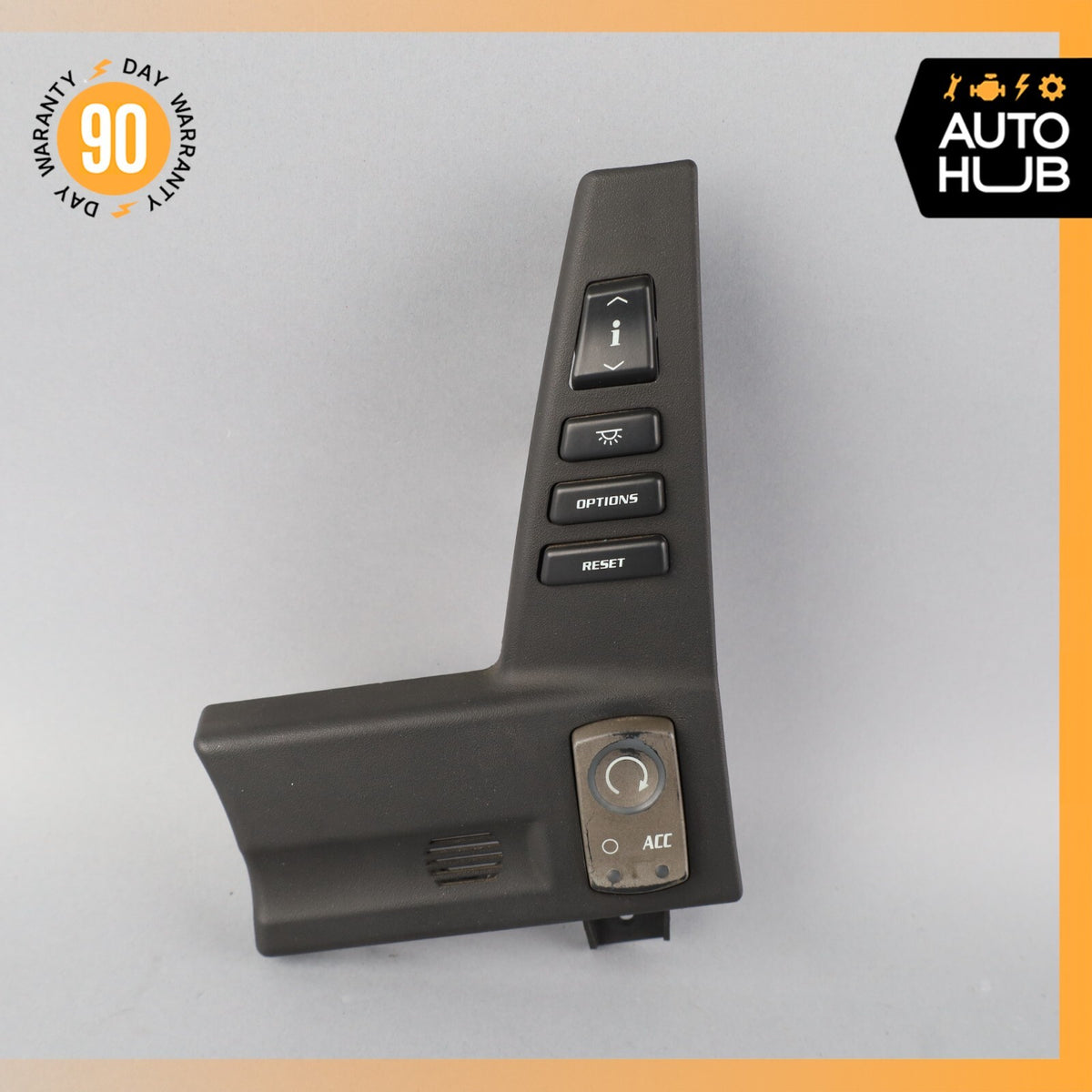 04-09 Cadillac XLR Information Display Switch & Push Start Button Black OEM - photo 1