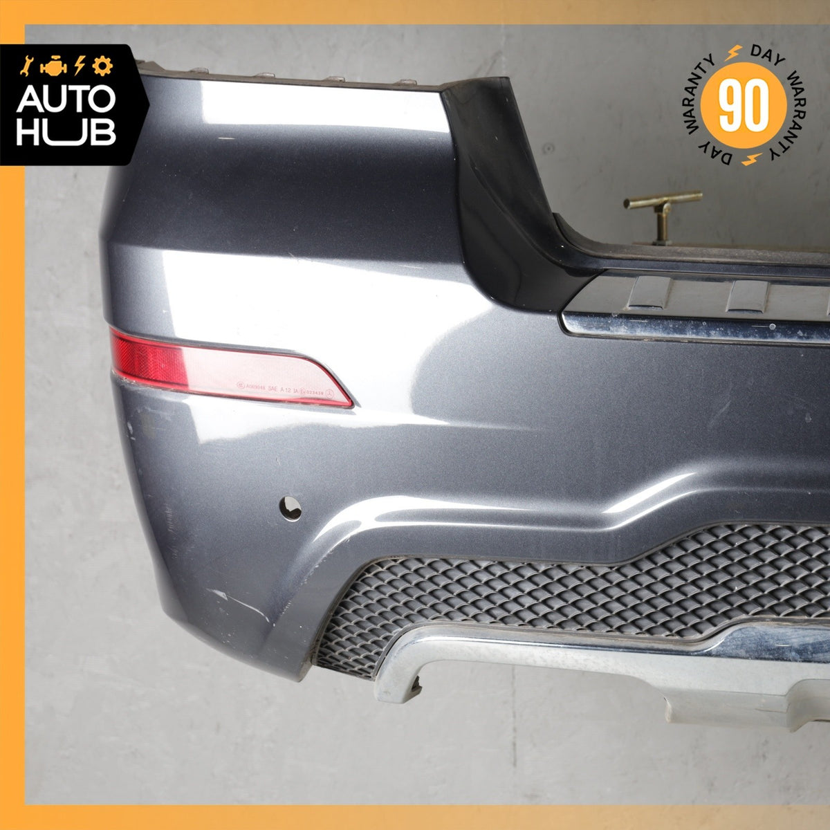 13-15 Mercedes X204 GLK250 GLK350 AMG Sport Rear Bumper Cover Assembly Gray OEM - photo 6