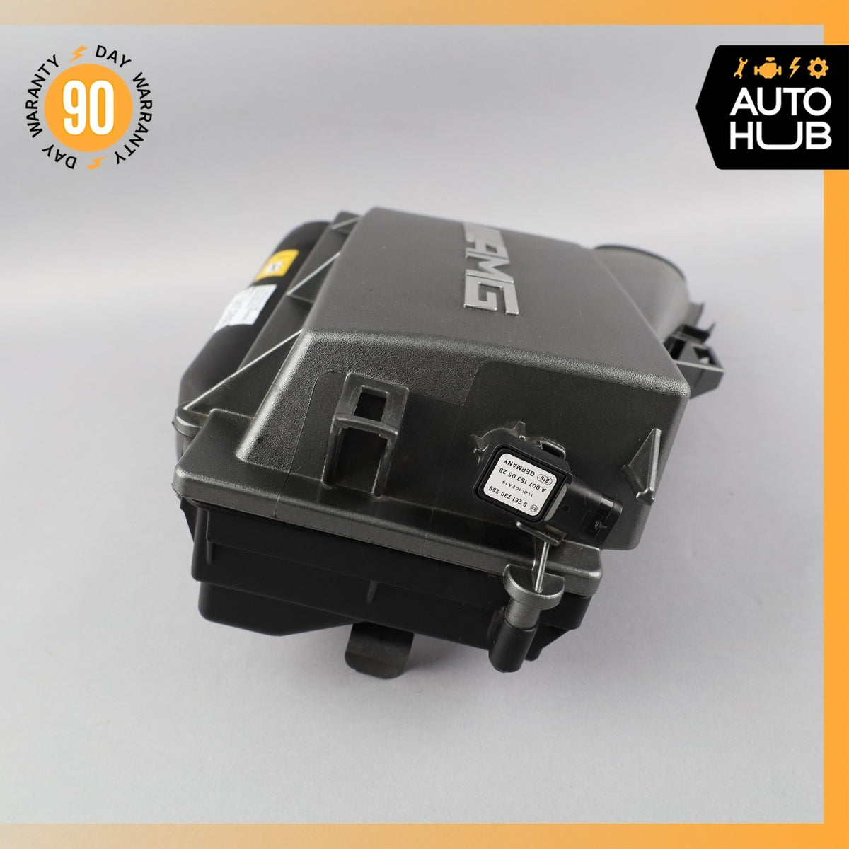 11-19 Mercedes W221 S63 SL63 ML63 AMG Left Driver Air Intake Cleaner Box OEM 72k - photo 4