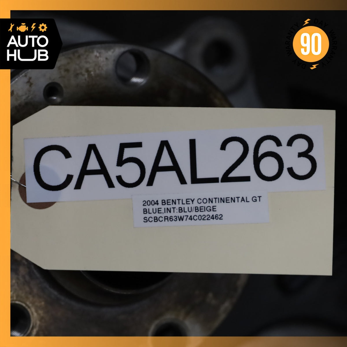 03-07 Bentley Continental GT Coupe Front Left Side Spindle Knuckle Hub OEM 36k - photo 17