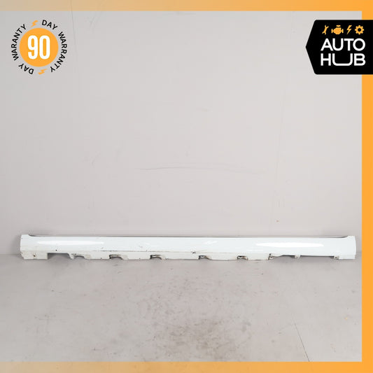 11-14 Audi D4 A8L Left Driver Side Rocker Panel Side Skirt White OEM - photo 1