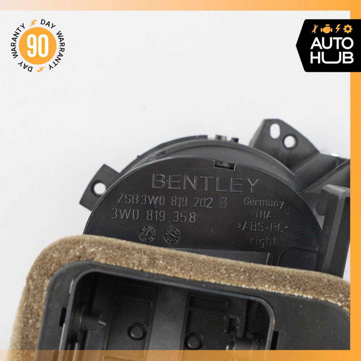 03-13 Bentley Continental Flying Spur Dash A/C Air Vent Grill Right Side OEM 76k - photo 9