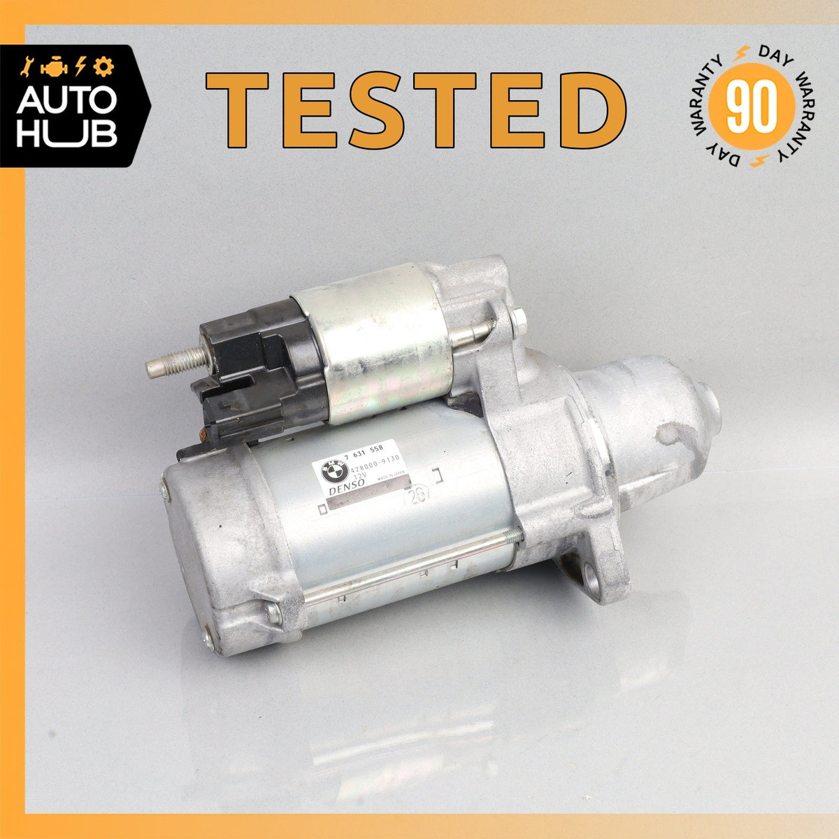 BMW F01 740i X3 X5 X6 Engine Motor Starter 12417631558 OEM - photo 1