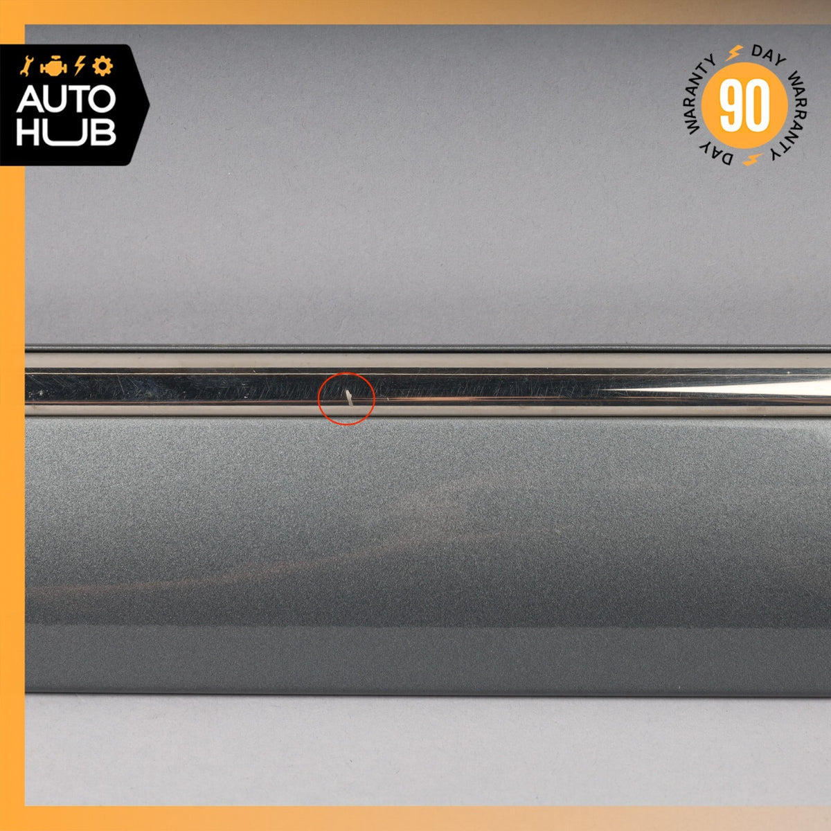 00-06 Mercedes W215 CL600 CL500 Quarter Panel Moulding Trim Rear Left Grey OEM - photo 3