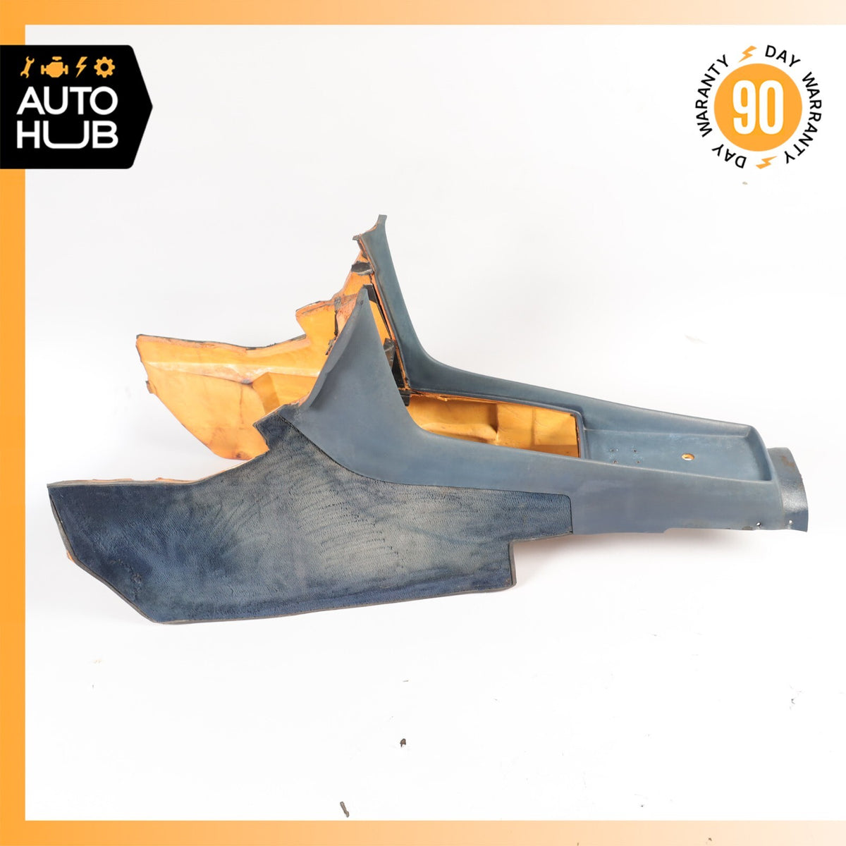 80-89 Mercedes R107 380SL 380SLC 560SL Center Console Trim Cover Blue OEM - photo 2