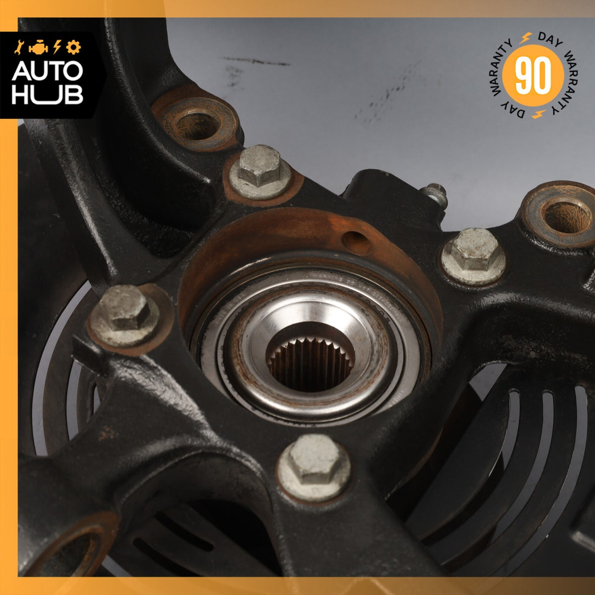 14-16 Land Rover LR4 HSE Front Right Side Spindle Knuckle Hub OEM 86k - photo 10